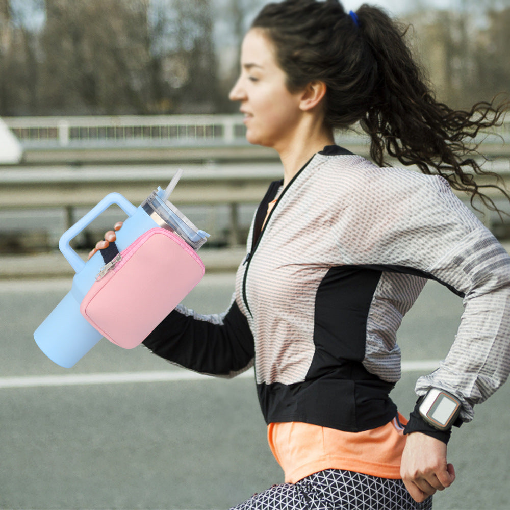 Wholesale Handle Cup Cover Car Car Adjustable Elastic Insulation Water Cup Accessories